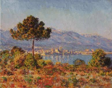 Claude Monet Antibes Seen from the Notre Dame Plateau France oil painting art